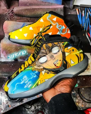 ⚡️ Custom "Demon Slayer 'Zenitsu'" Adidas Crazy 1 Sunshine x Kobe Bryant by Sierato x Artisan Echelon