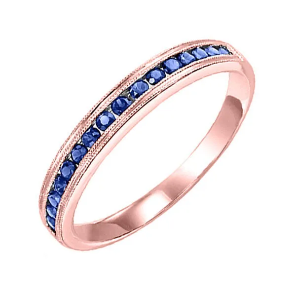 10KT Pink Gold Classic Book Stackable Fashion Ring