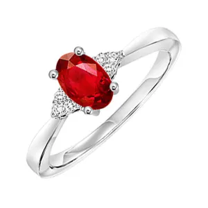 10KT White Gold & Diamond Classic Book 10K Birthstone Ensembles Fashion Ring  - 1/10 ctw
