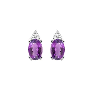10KT White Gold & Diamond Studded Fashion Earrings   - 1/10 ctw