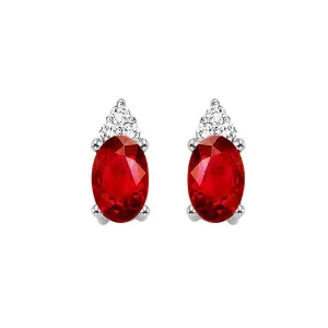 10KT White Gold & Diamond Studded Fashion Earrings   - 1/10 ctw