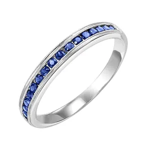 10KT White Gold Classic Book Stackable Fashion Ring