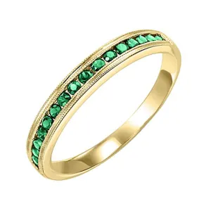 10KT Yellow Gold Classic Book Stackable Fashion Ring