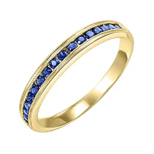 10KT Yellow Gold Classic Book Stackable Fashion Ring