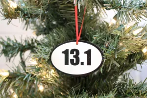 13.1 Running Christmas Ornament - Great gift for half marathon runners!