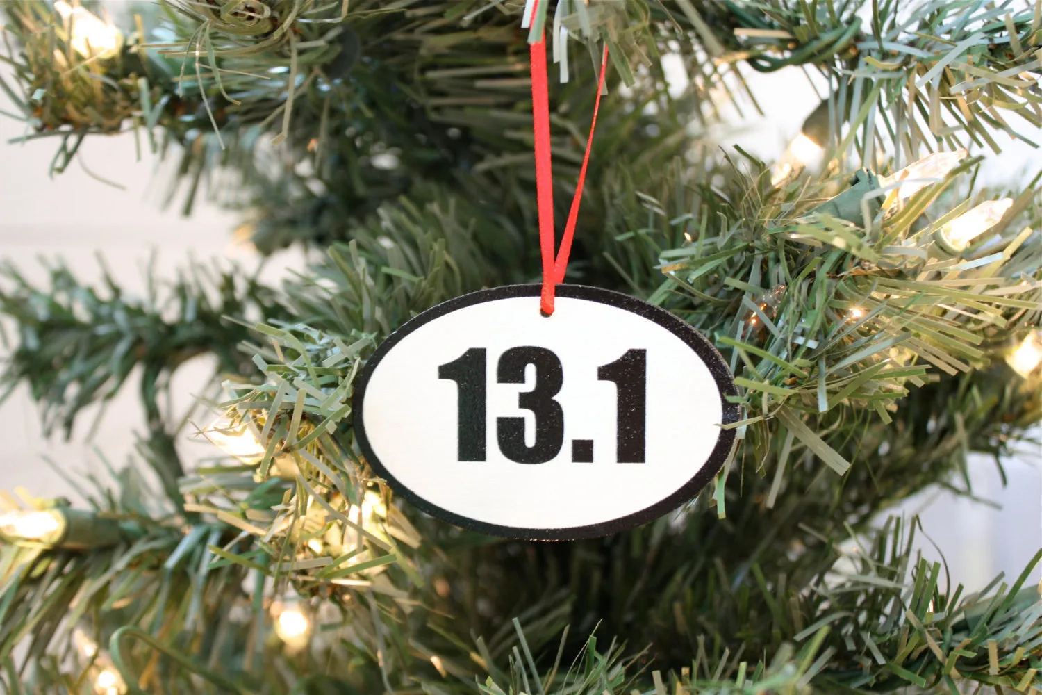 13.1 Running Christmas Ornament - Great gift for half marathon runners!