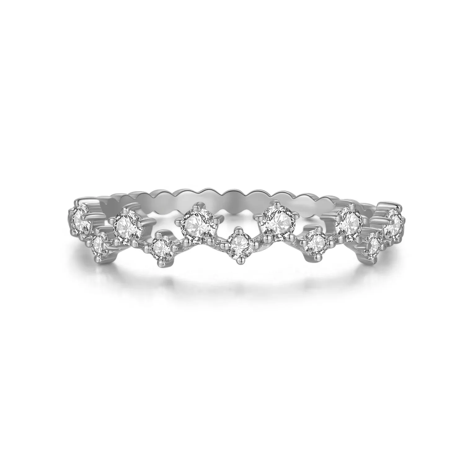 14K Solid Gold Ring Exclusively Handcrafted 0.280 Carat Natural Diamond (H-F Color, VS1-VS2 Clarity)
