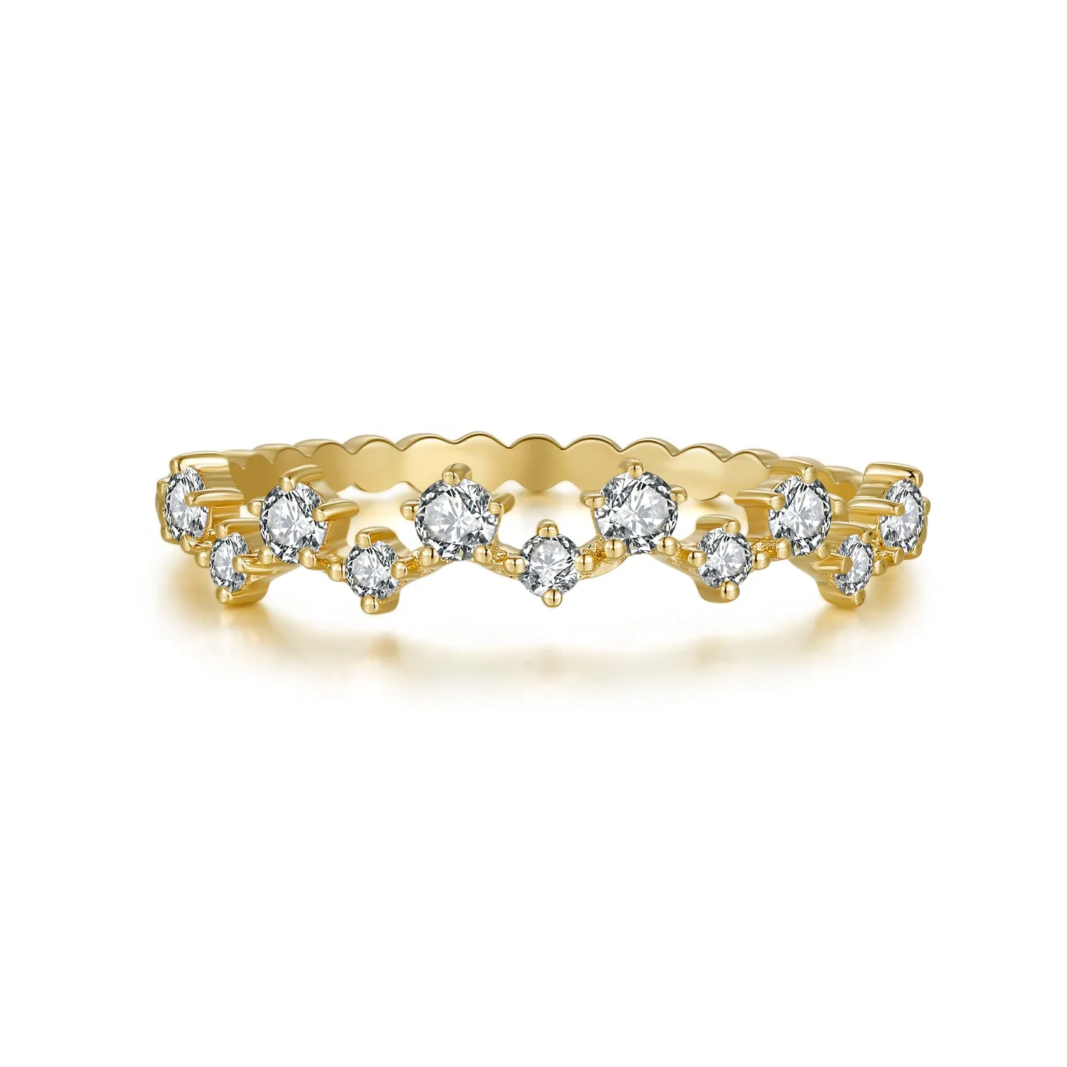 14K Solid Gold Ring Exclusively Handcrafted 0.280 Carat Natural Diamond (H-F Color, VS1-VS2 Clarity)