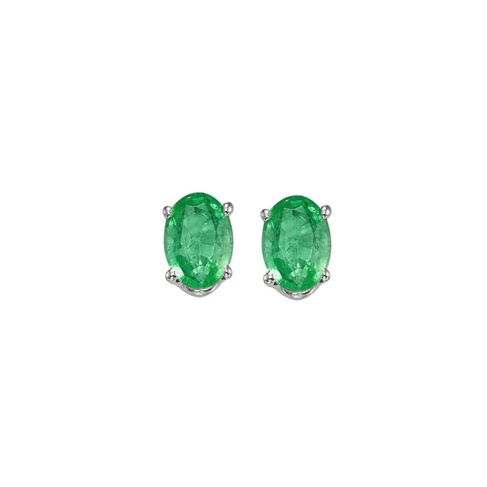 14KT White Gold Classic Book Color Fashion Earrings