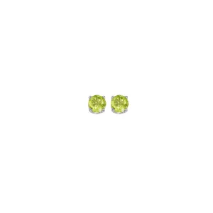 14KT White Gold Classic Book Color Fashion Earrings