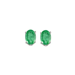 14KT White Gold Classic Book Color Fashion Earrings