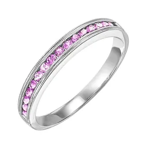 14KT White Gold Classic Book Stackable Fashion Ring