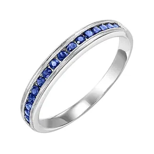 14KT White Gold Classic Book Stackable Fashion Ring