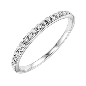 14KT White Gold Sparkle Fashion Ring