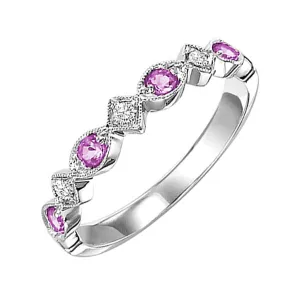 14KT White Gold Sparkle Fashion Ring