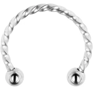 16 Gauge 1/2 Seriously Twisted Horseshoe Circular Barbell