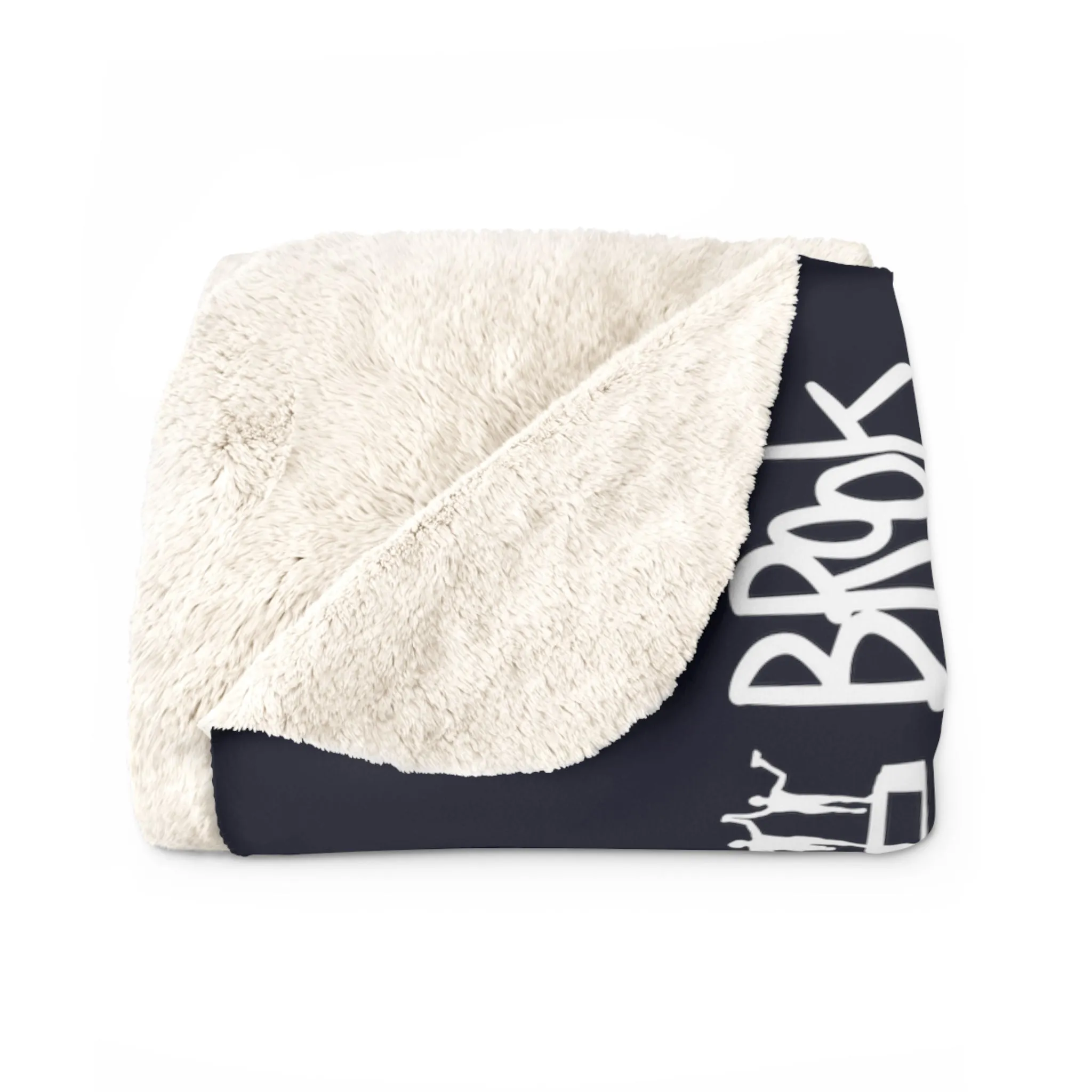 26.2 Run Boston Race Icons Sherpa Fleece Blanket