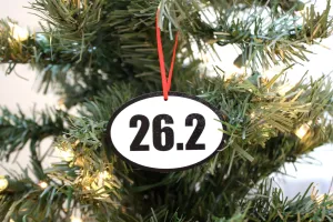26.2 Running Christmas Ornament - Great gift for marathon runners!
