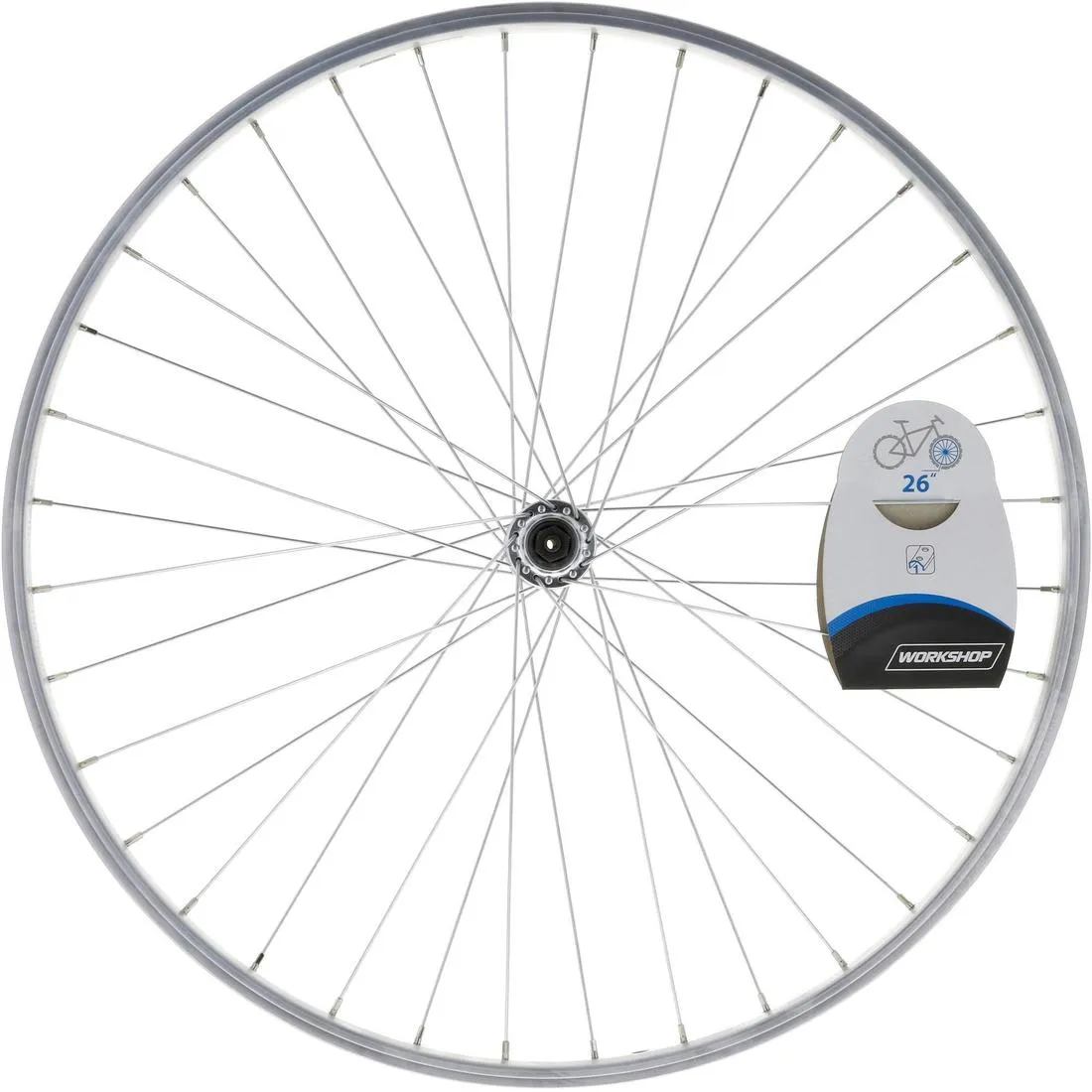 26" Mountain Bike Single-Walled Front Wheel V-Brake   Quick Release