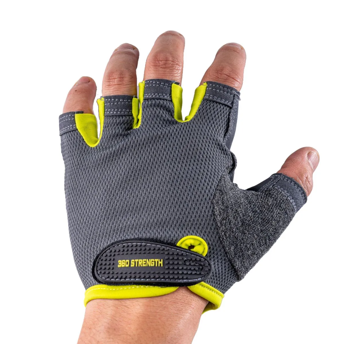 360 Strength Weight Training Glove - Green/Grey