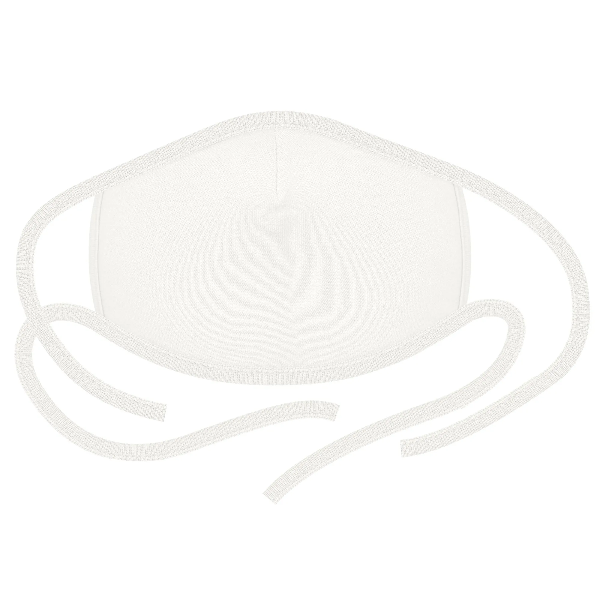 3PCS 2-Layer Reusable 3D Cotton Face Mask with Filter Pocket (White)