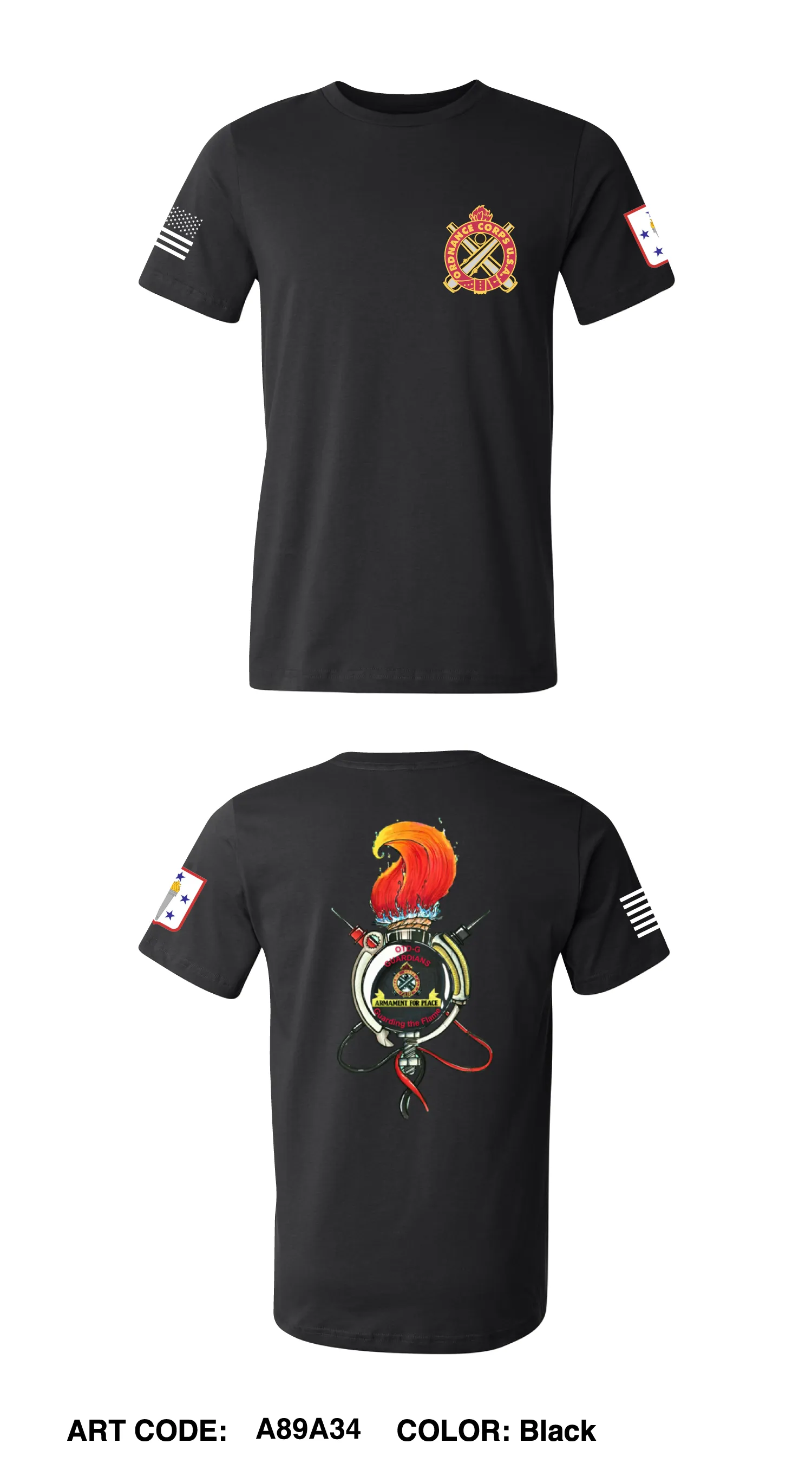 73rd Ordnance Training Detachment Comfort Unisex Cotton SS Tee - A89A34