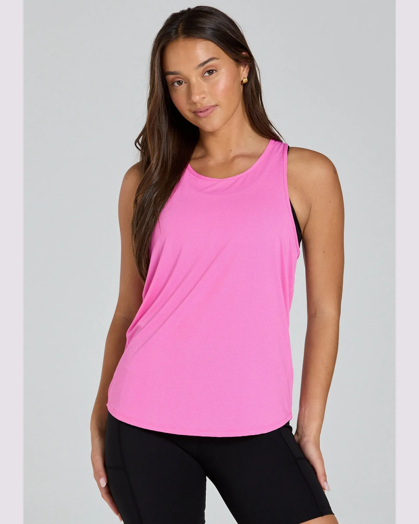Abi and Joseph Let's Go Running Tank - Pink