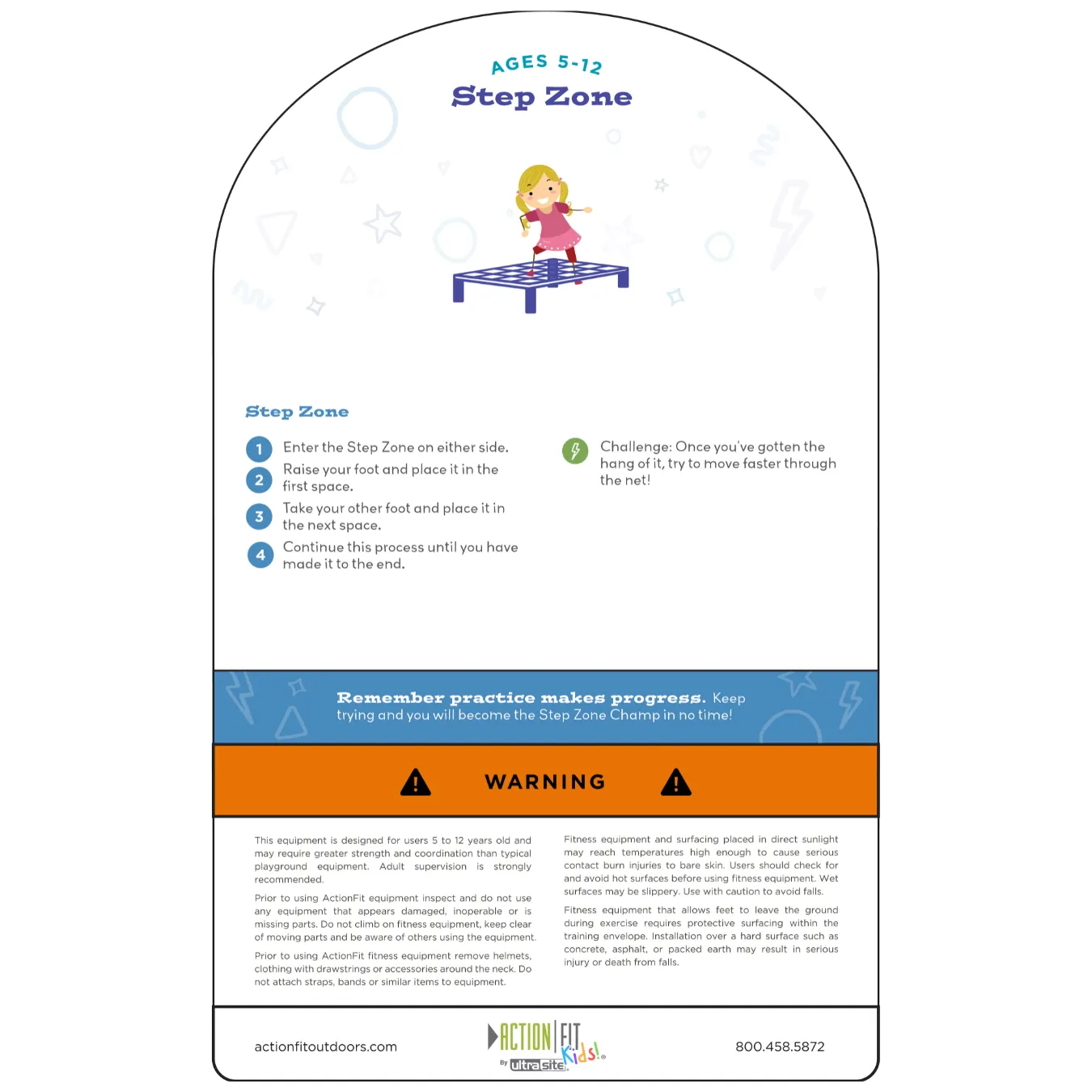 ActionFit Kids Step Zone