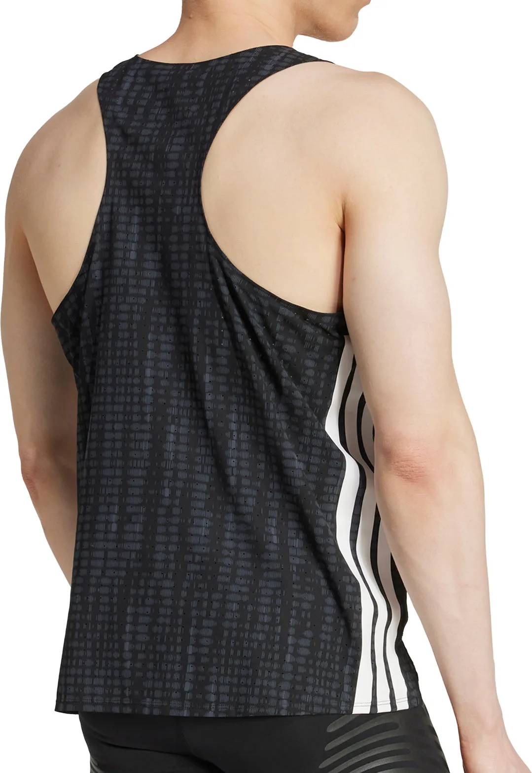 adidas Adizero Mens Running Vest - Black