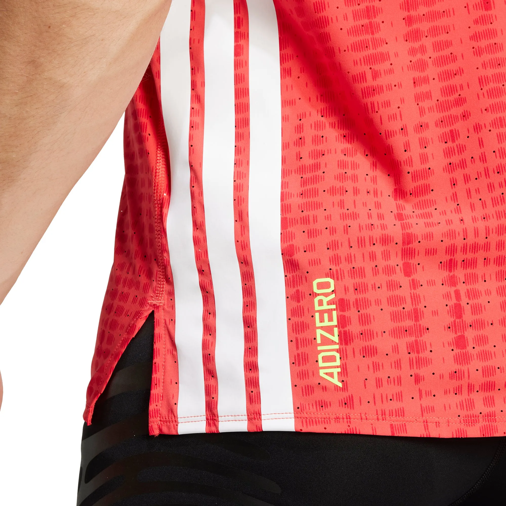 adidas Adizero Mens Running Vest - Red