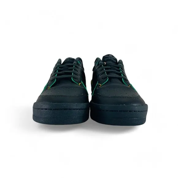 adidas Forum Exhibit Low Black Multicolor Men's Shoes Sneakers HQ7114