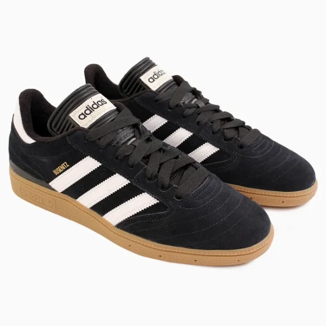 Adidas Skateboarding Busenitz Black/Running White/Metallic Gold Shoes