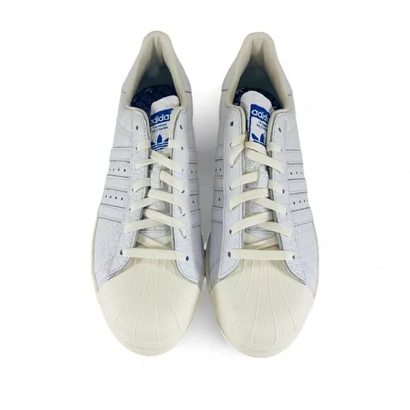 adidas Superstar 82 White Blue Men's Shoes Sneakers HP2183