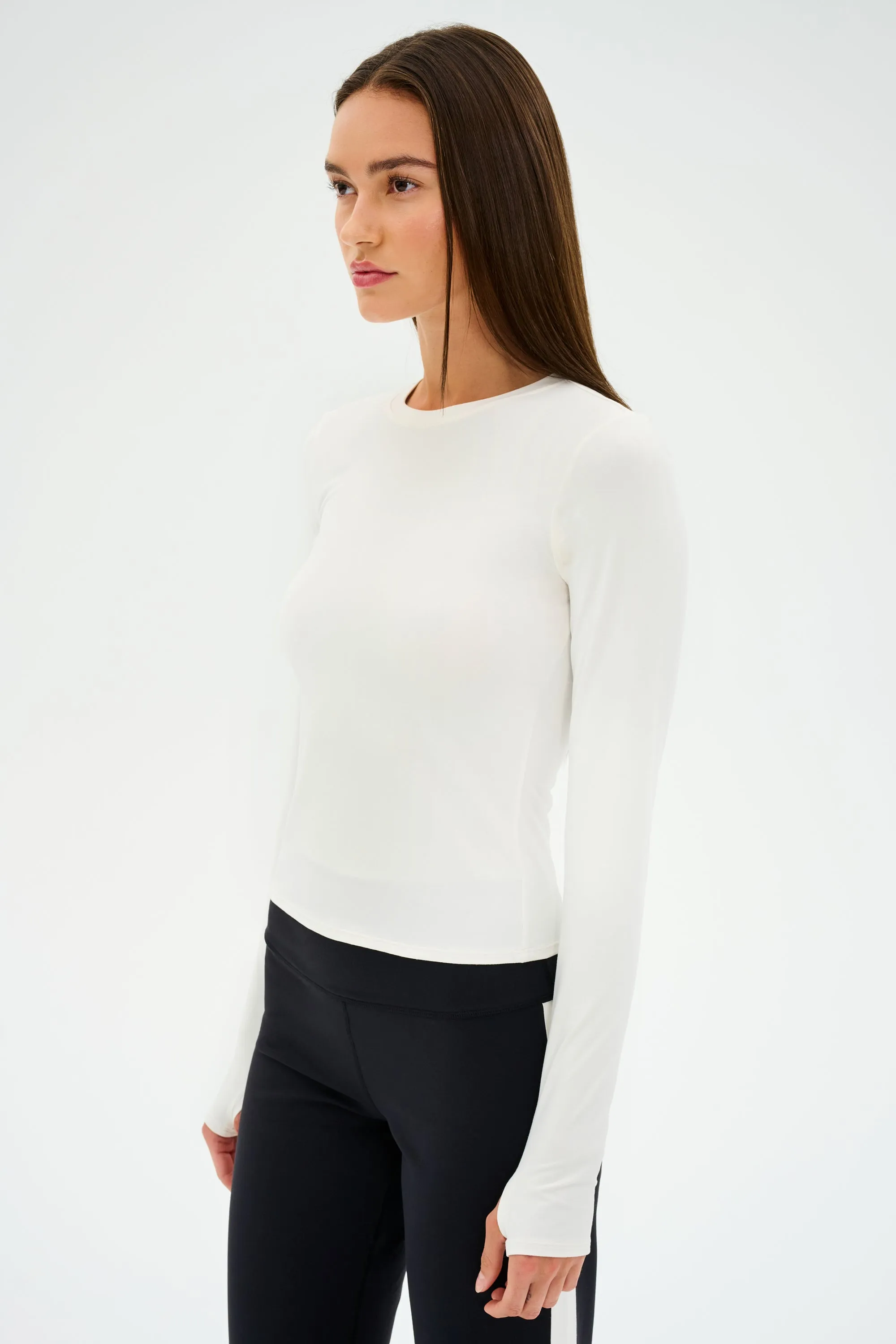 Airweight Lite LS Waist Length - White
