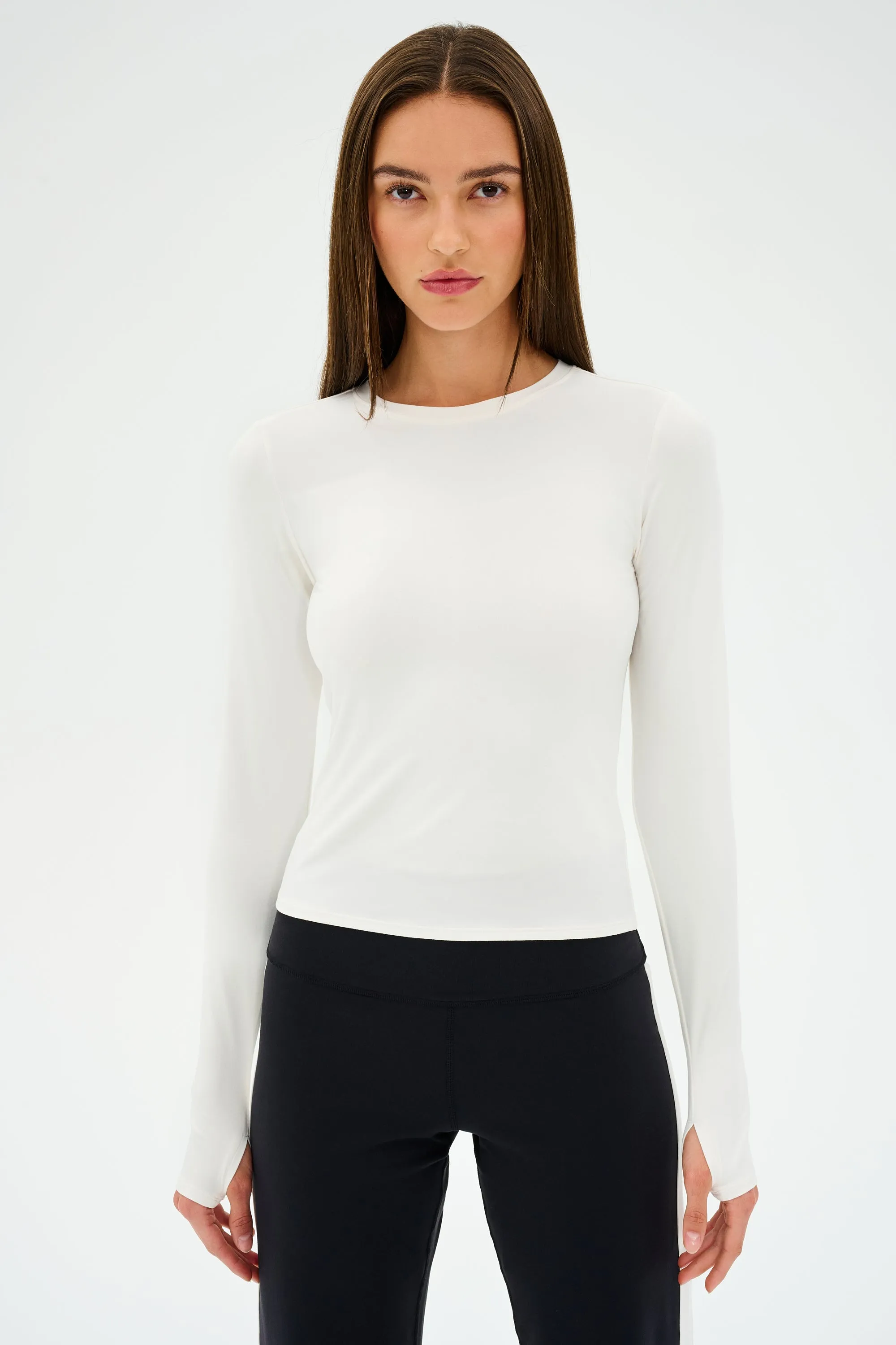 Airweight Lite LS Waist Length - White
