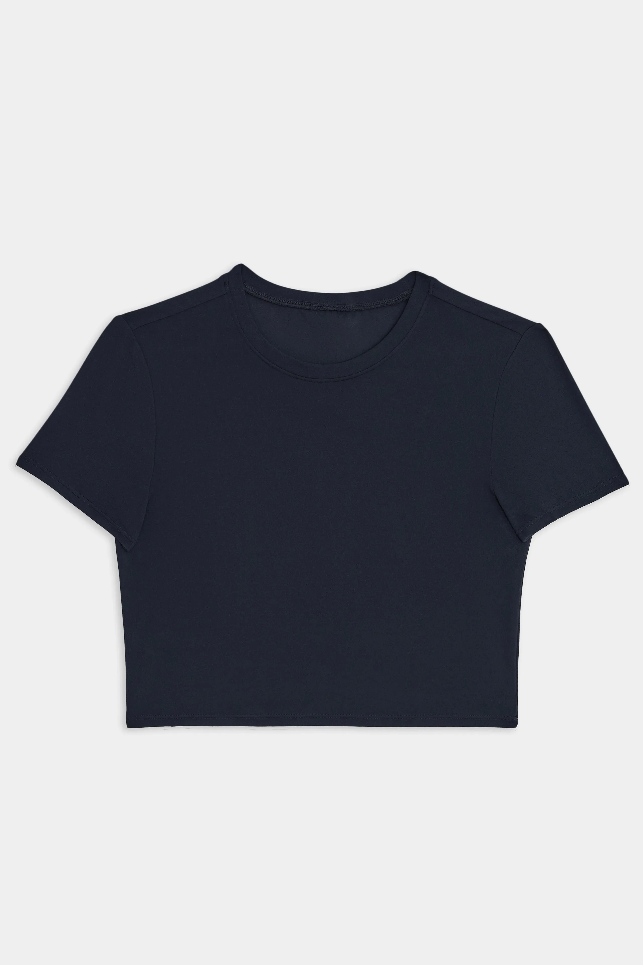Airweight S/S Crop - Indigo