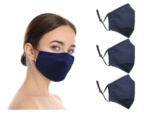 Amba7 Washable Reusable Anti-dust Cotton Cloth Face Mask Double Layer Covering 3 Pack - In Stock USA Seller