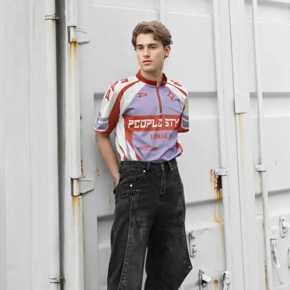 American Cycling Jersey Quick-Drying T-Shirt