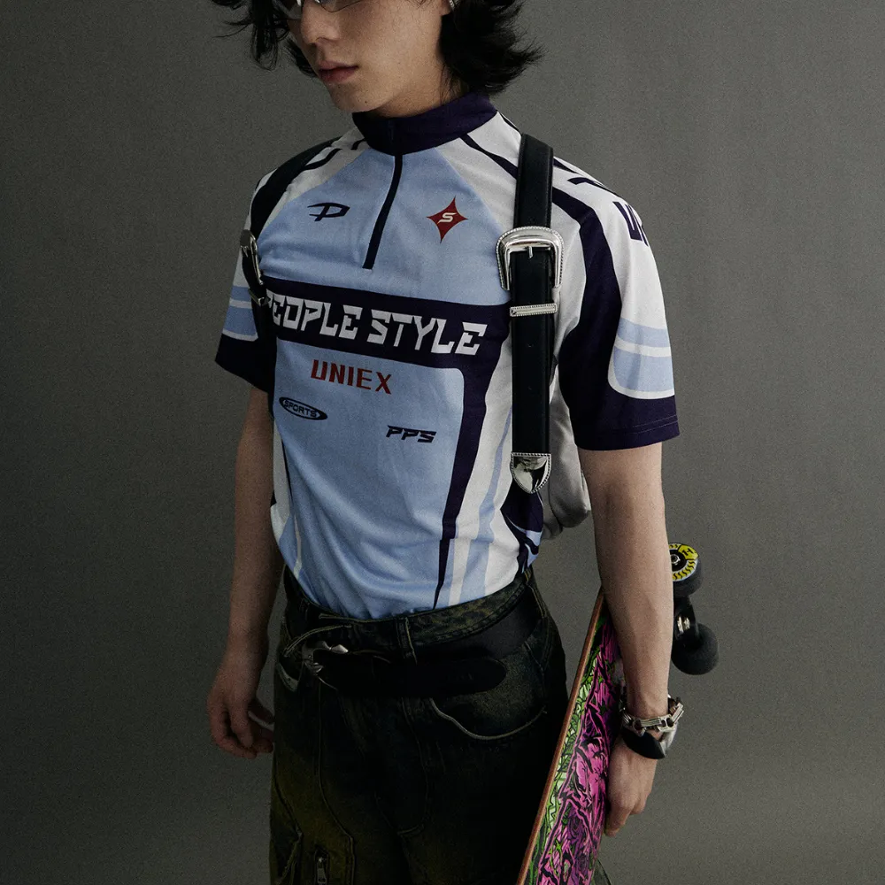 American Cycling Jersey Quick-Drying T-Shirt