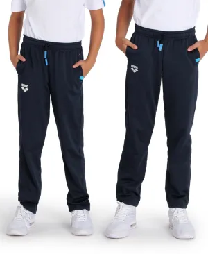 Arena Team Junior Solid Knit Poly Track Pants - Navy