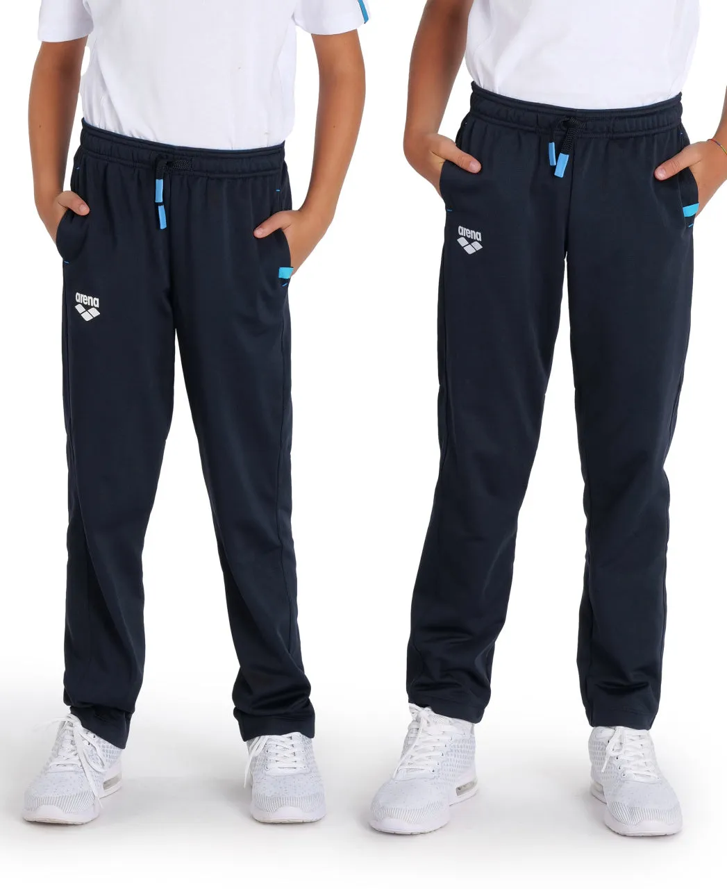 Arena Team Junior Solid Knit Poly Track Pants - Navy