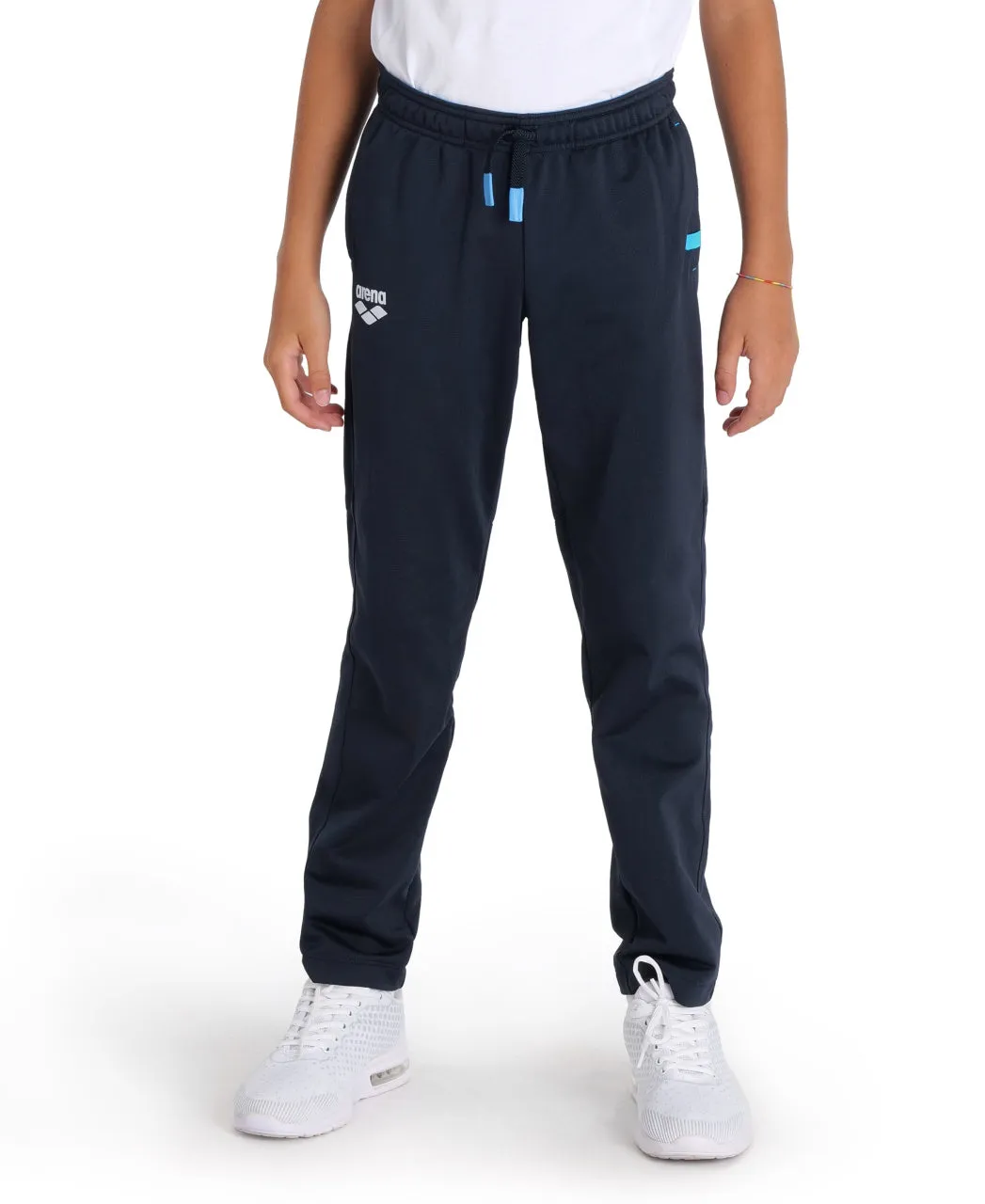 Arena Team Junior Solid Knit Poly Track Pants - Navy