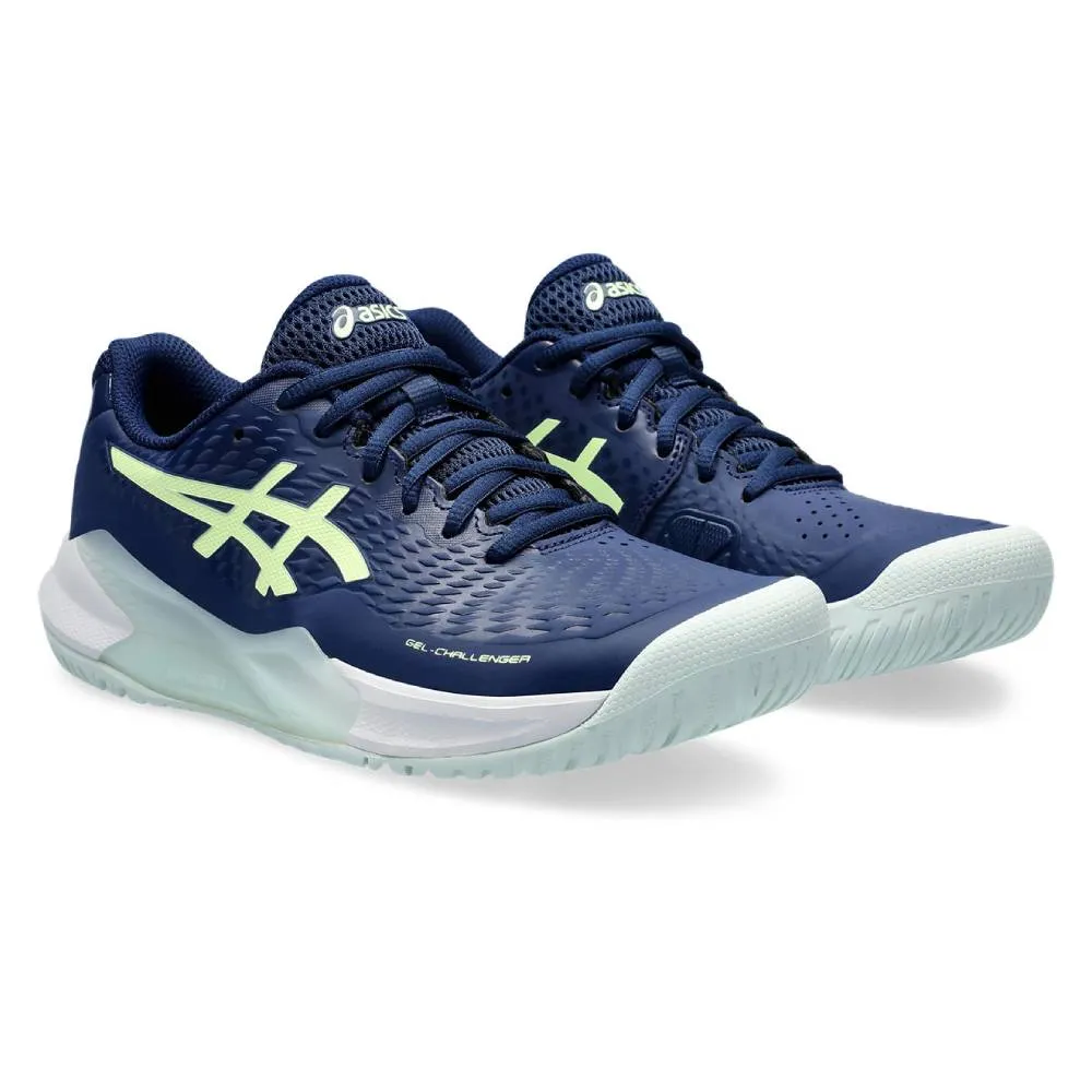 Asics Gel Challenger 14 Women's Tennis Shoe (Blue Expanse/Illuminate Yellow)