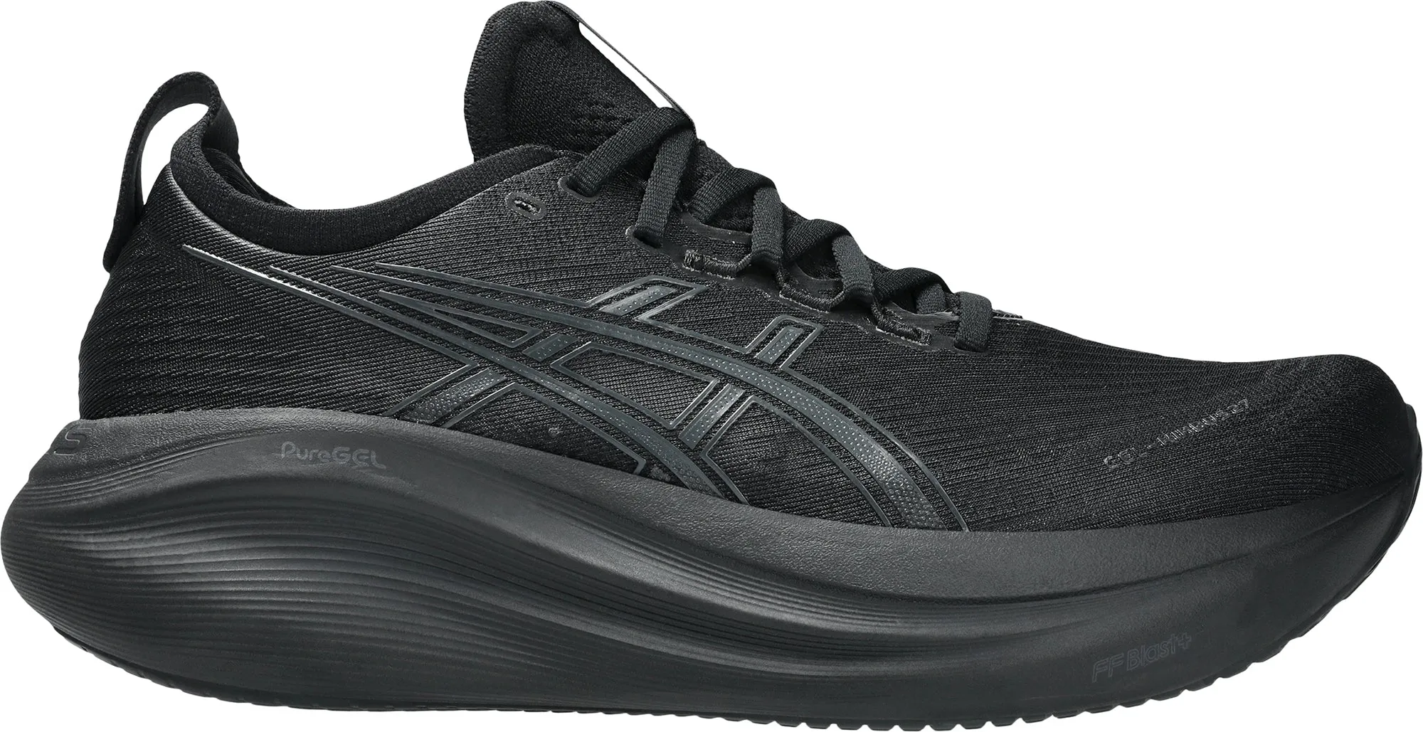 Asics Gel Nimbus 27 Mens Running Shoes - Black