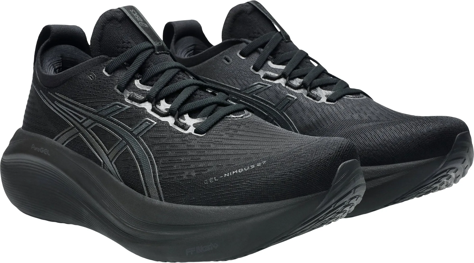 Asics Gel Nimbus 27 Mens Running Shoes - Black