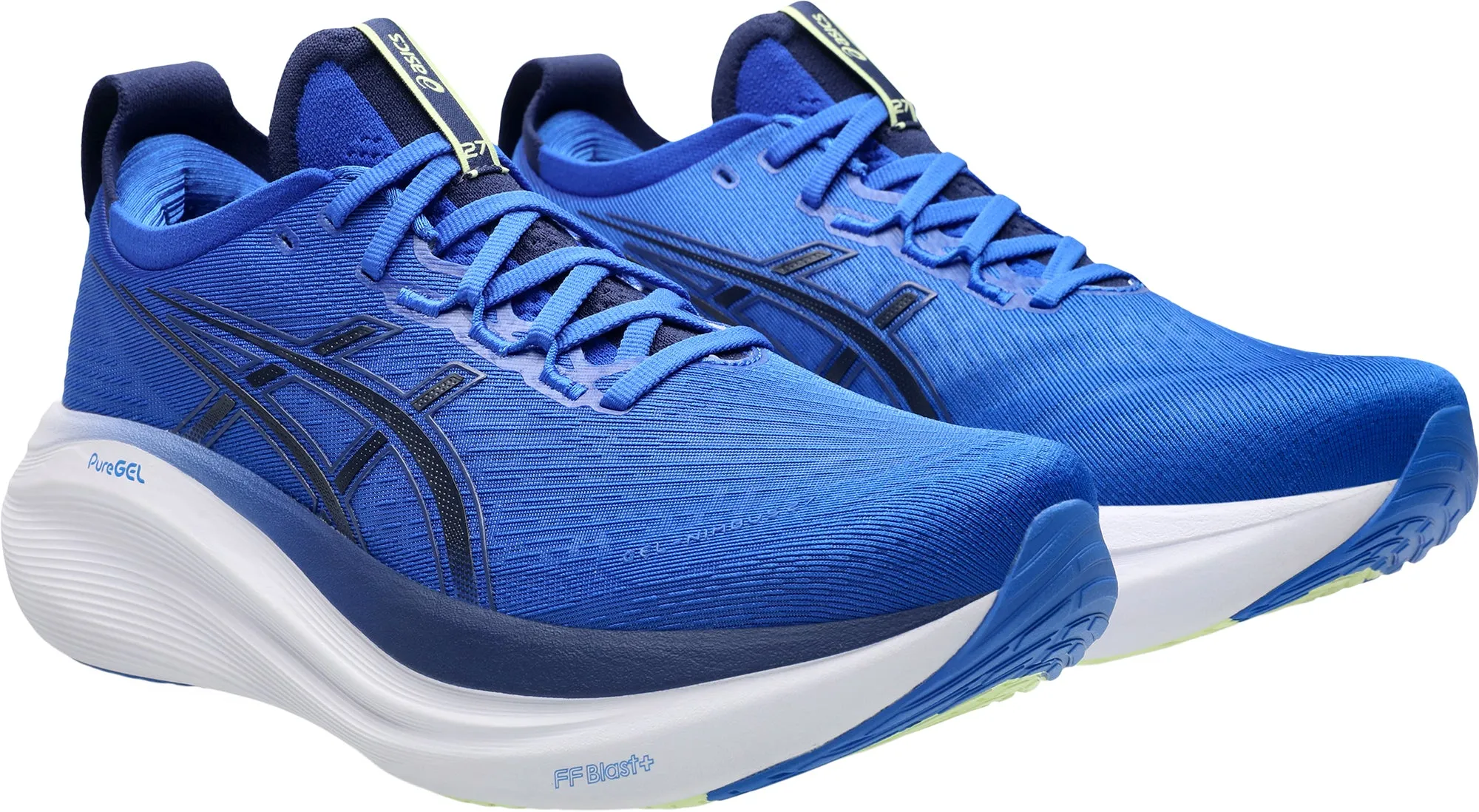 Asics Gel Nimbus 27 Mens Running Shoes - Blue