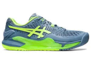 Asics Gel Solution Speed FF Steel Blue/Hazard Green