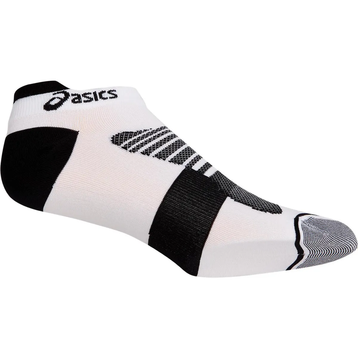 Asics Men's Quick Lyte Plus Low-Cut Socks 3 Pack (White/Perf Black)