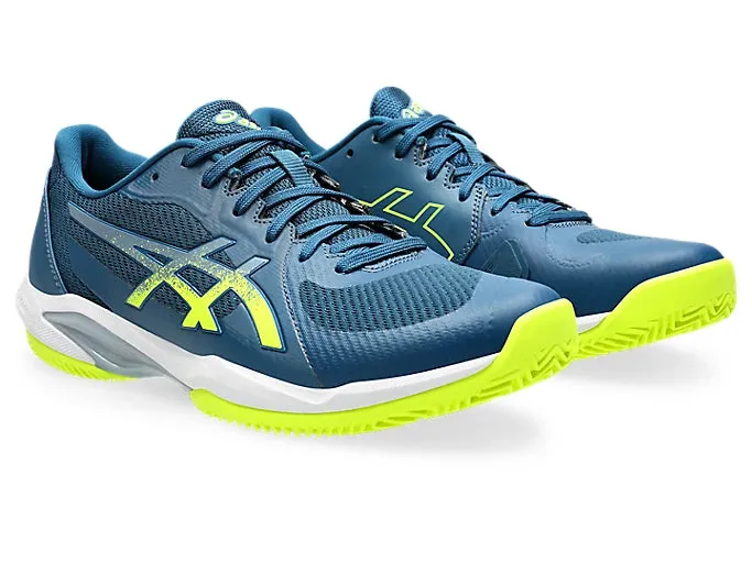 Asics Men's Solution Swift FF2 Clay Court (Mako Blue/Safety Yellow)