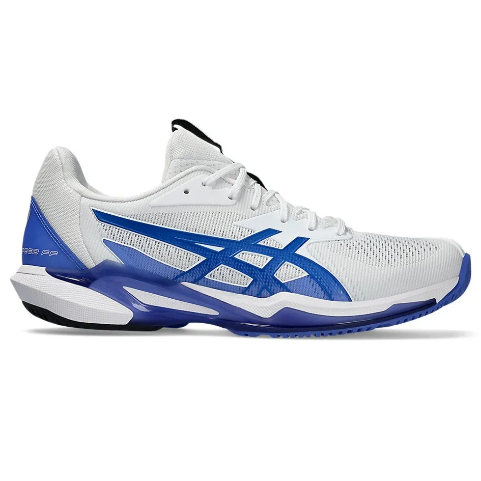 Asics Solution Speed FF3 White & Tuna Blue Men's Tennis Shoes